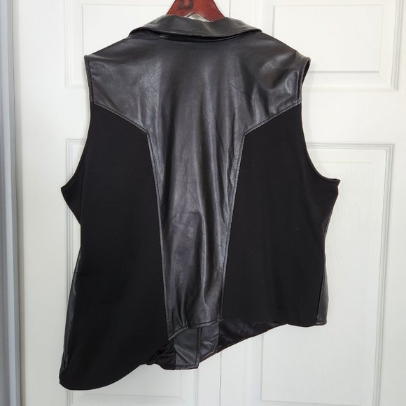Nygard 2x faux leather vest - Picture 5 of 8